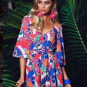 Rare BlackMilk Fenikkusu Kimono Playsuit